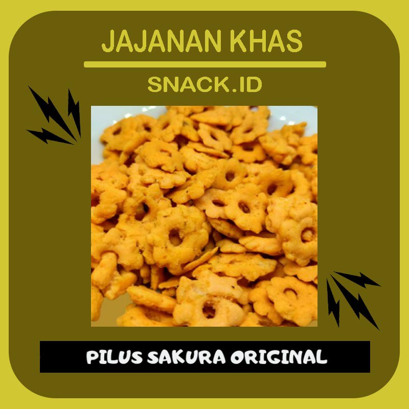 

SERBA 5000 - snack pilus sakura ajisan / snack dan cemilan enak / jajanan jadul / snack kiloan