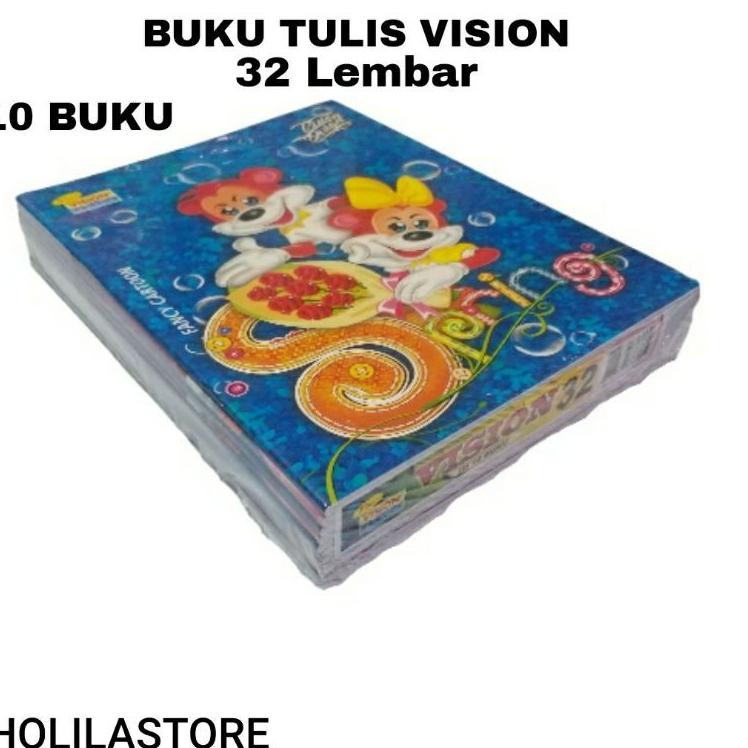 

㊢ BUKU TULIS VISION ISI 32 LEMBAR isi 10pcs ↓