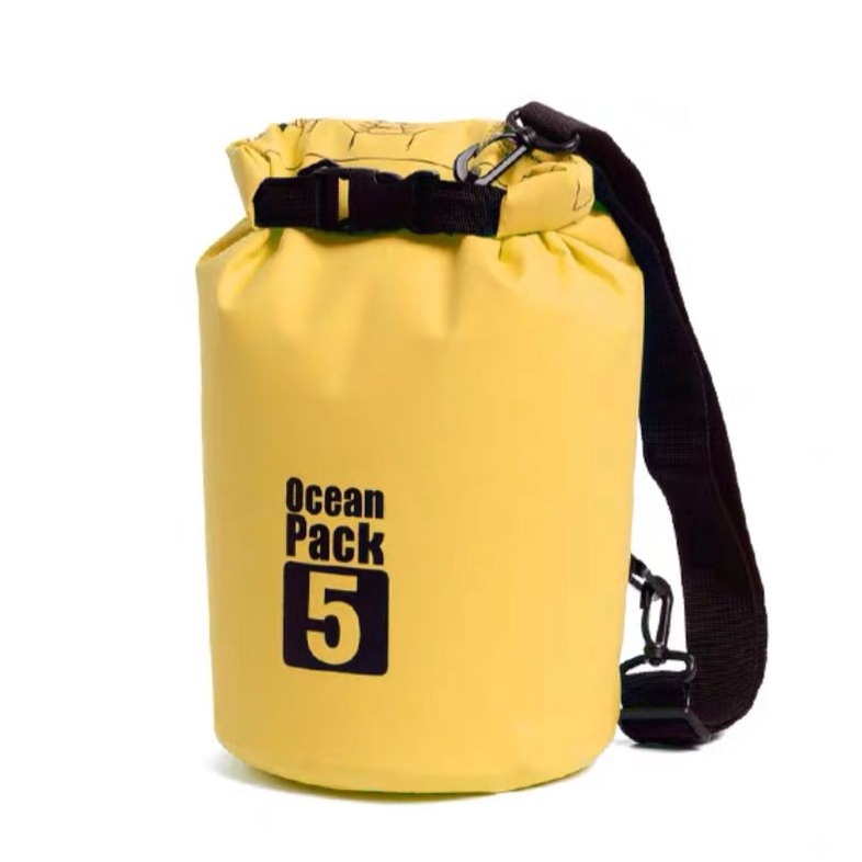 【COD】 Ocean Pack` Dry Bag 5 Liter` DryBag Waterproof 5L` Tas Kantong Anti Air 5 L` Diving Snorkling Renang Hiking Camping Traveling