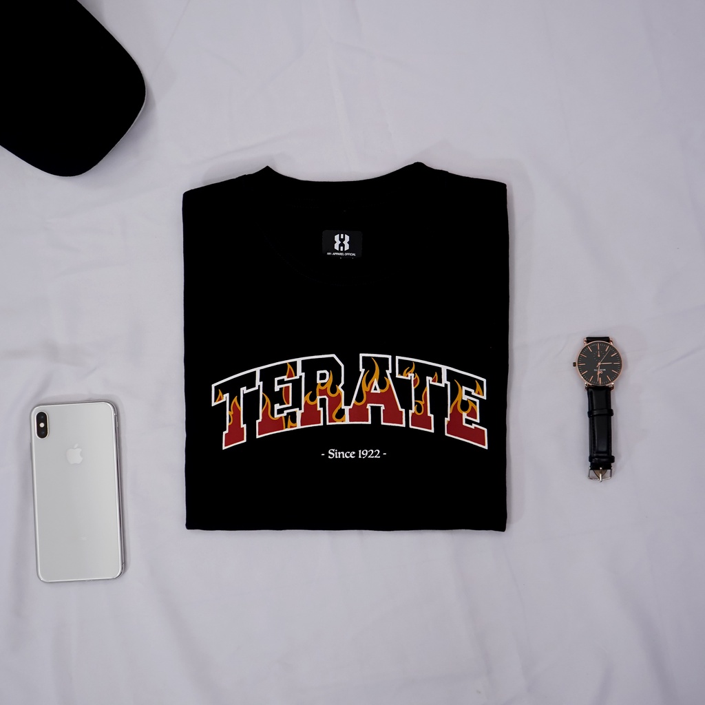 T-Shirt Terate Spirit Fire - Black