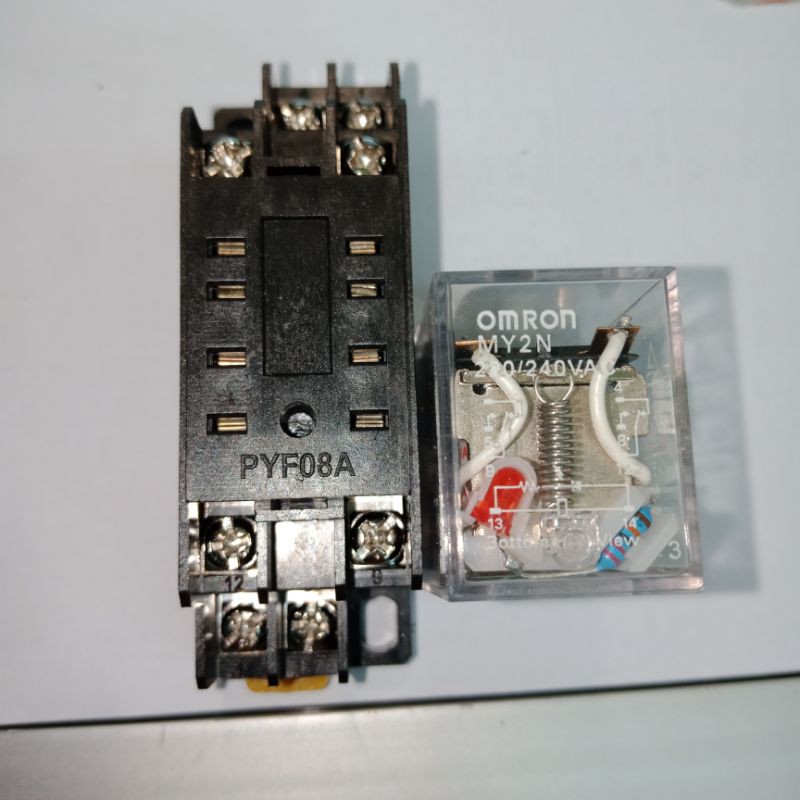 relay MY2N 220VAC omron + socket