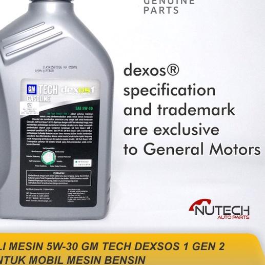 ナ OLI MESIN BENSIN 5W 30 5W30 FULL SINTETIS GM TECH DEXOS 1 GEN 2