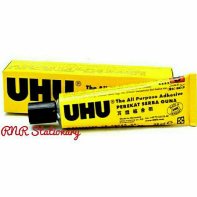 

Lem UHU All Purpose Adhesive 35 ml / Lem Uhu cair 35 ml / Uhu cair 35ml / Lem Prakarya