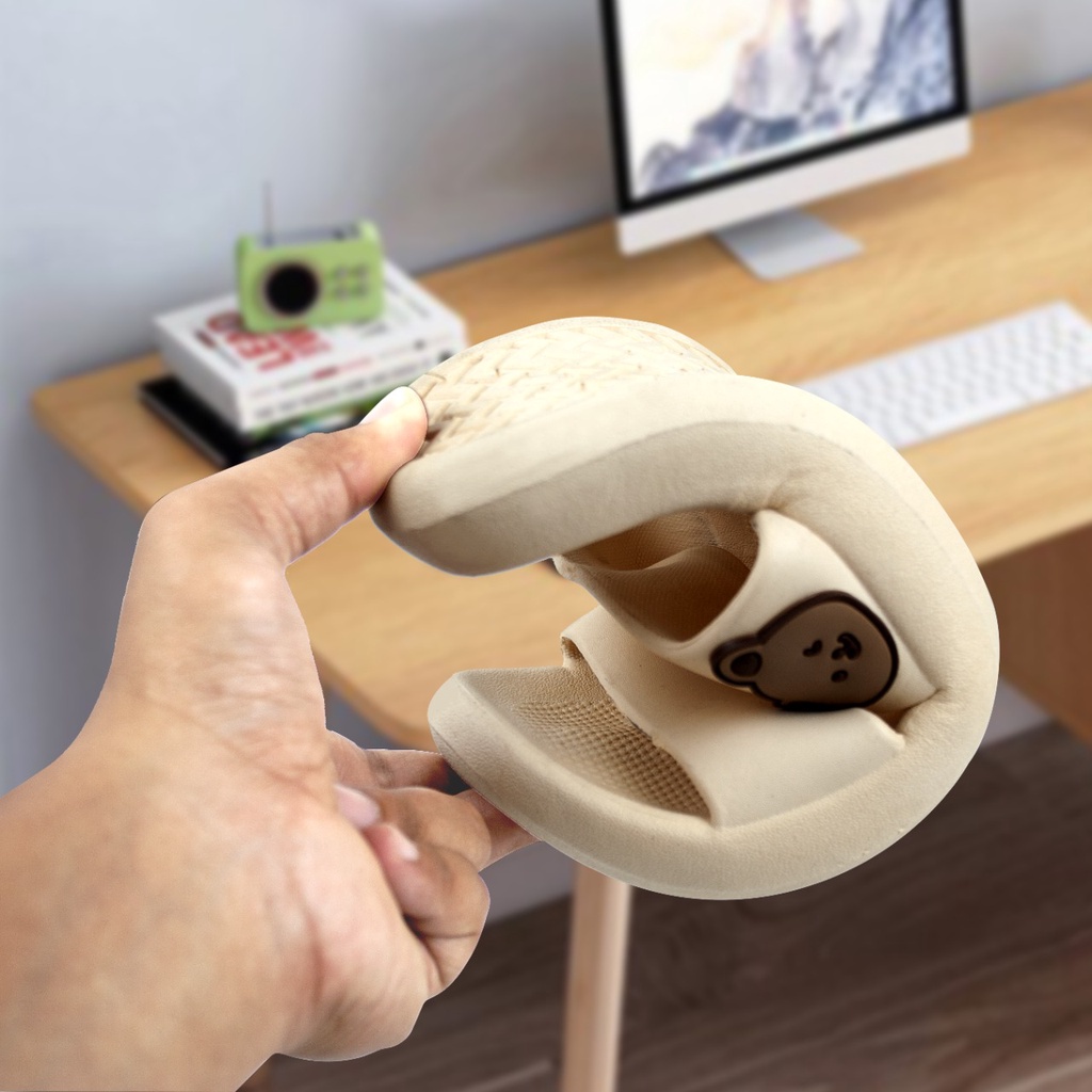 3.3 SALE Sandal selop wanita / Sandal Slide TORY Rubber Anti Slip Import-1