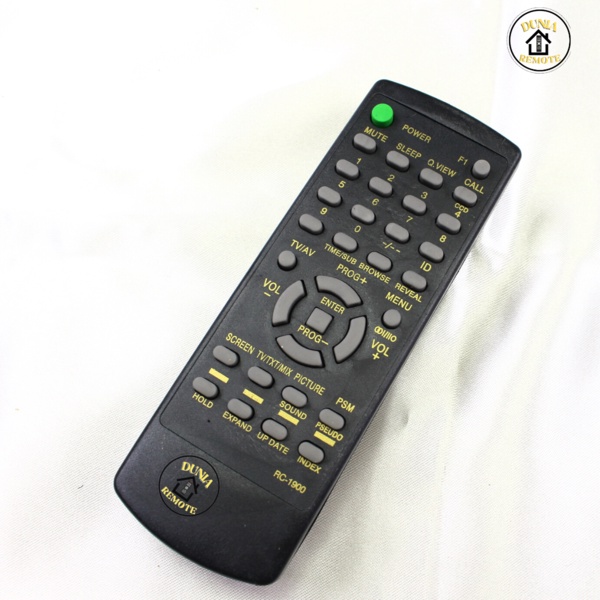 Remot Remote TV Tabung AKARI RC-1900 tanpa setting