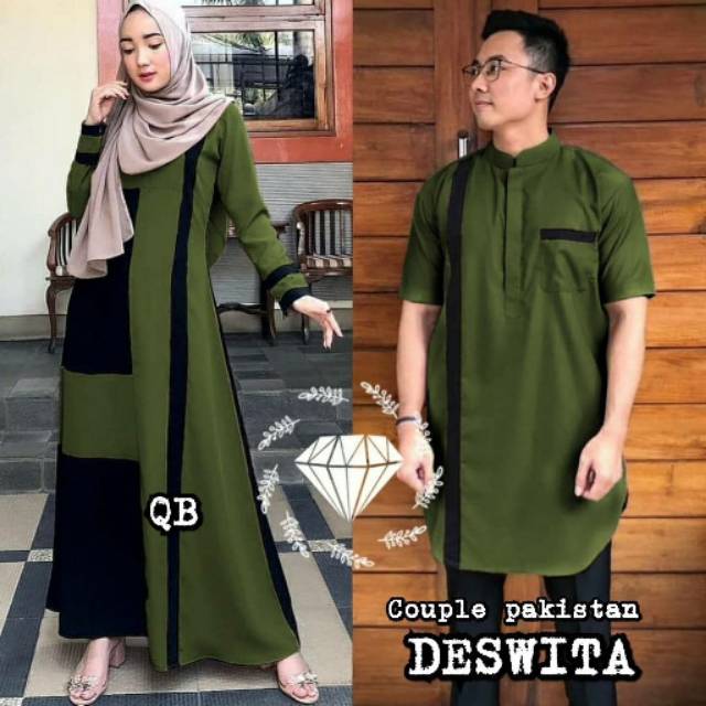 Couple Pakistan Deswita || Couple Gamis Lebaran || Couple Lebaran