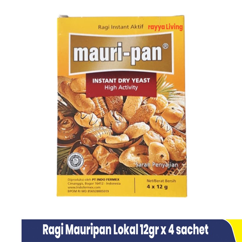 

Ragi Mauripan Lokal Dry Yeast 12gr