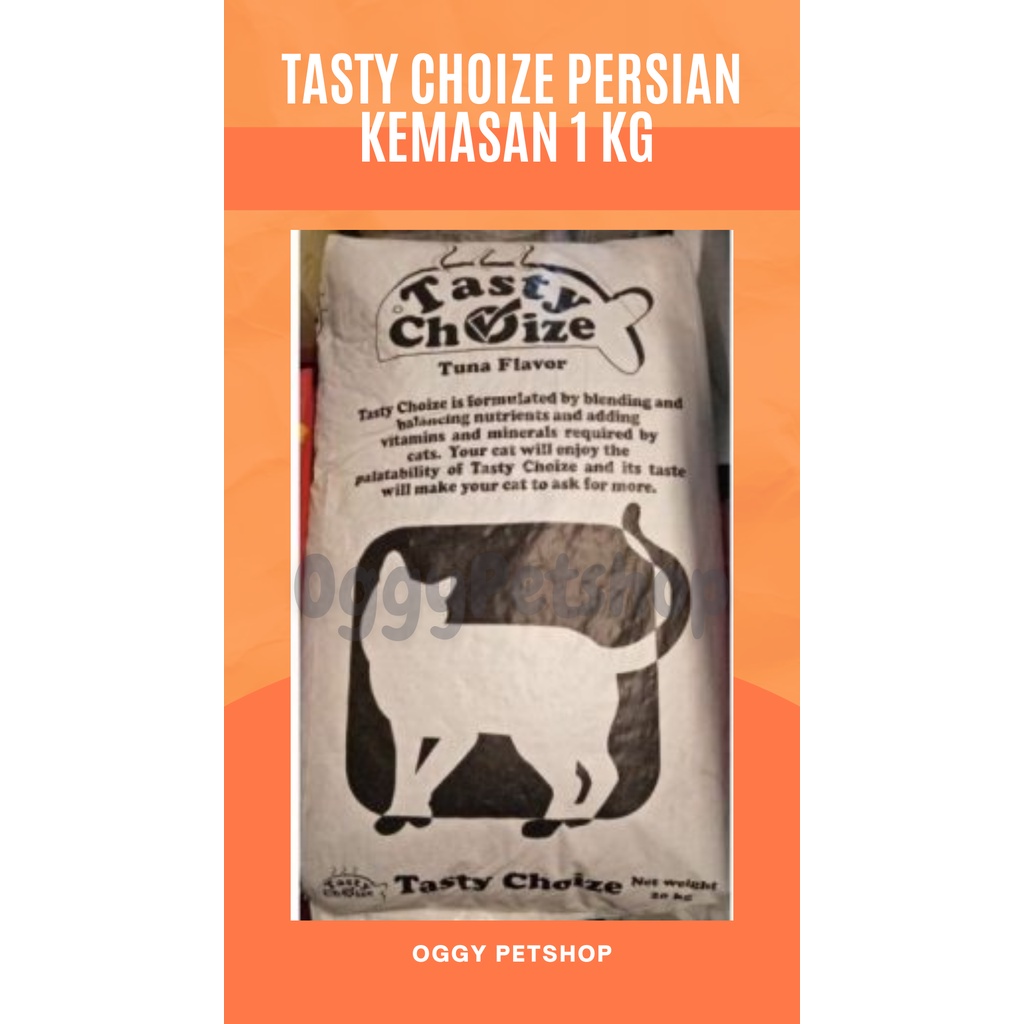 TASTY CHOIZE PERSIAN Makanan Kucing Kemasan 1 kg