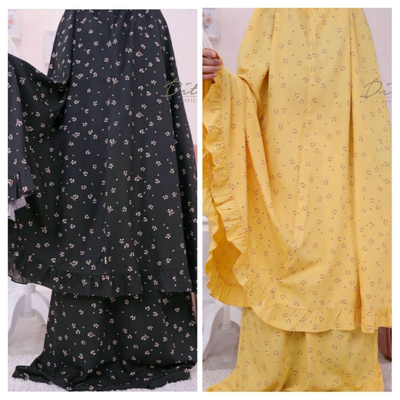 Ditsy Prayer Set Cicera Yellow Black