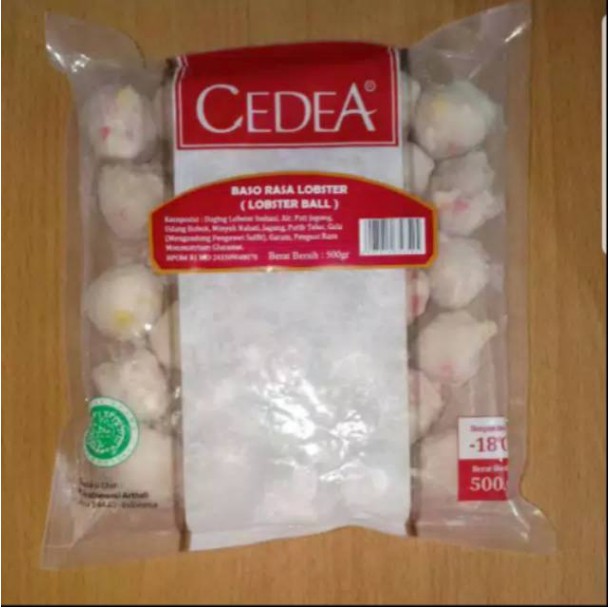 

Cedea Bola Lobster 500gr Frozen Food