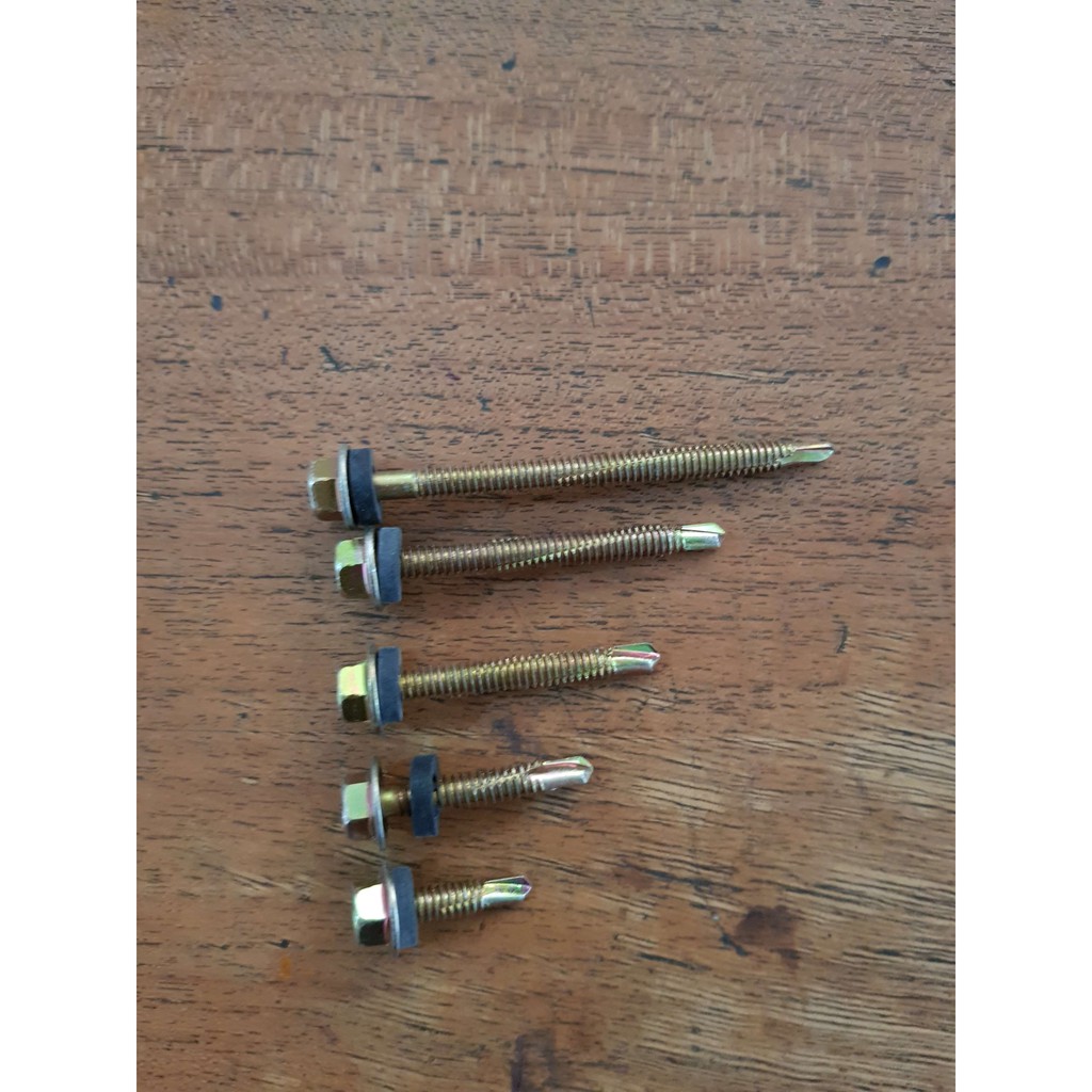 Baut Roofing Zolo 2cm/2.5cm/ 3cm/ 4cm/ 5cm/ 7cm/ 10cm/ Baut Baja Ringan 2 cm/ 2.5 cm/ 3 cm/ 4 cm/ 5 