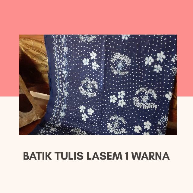 BATIK TULIS LASEM 1 WARNA
