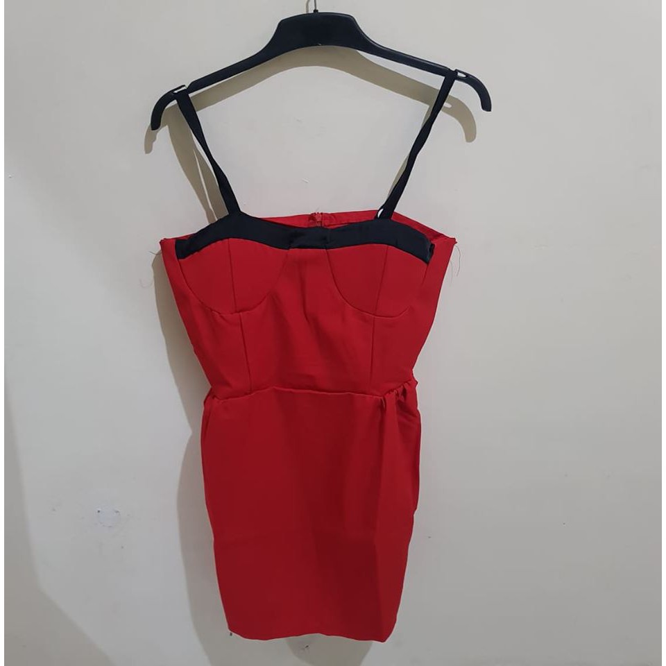 Mini Dress Red Import 18728