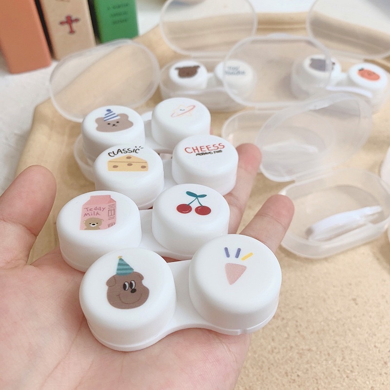 Soflens Mini Case Slide // Soflens Box Kotak Soflens Tempat Lensa Lens Case Lens Box Soflens Case Lenscase Lens Case Wadah Kontak/KARREN SOFTLENS CASE MINI TRAVEL KARAKTER TRANSPARAN/ KOTAK SOFLENS PREMIUM LUCU/ KAIDA SOFTLENS/ KOTAK LENSA SUPERCUTE