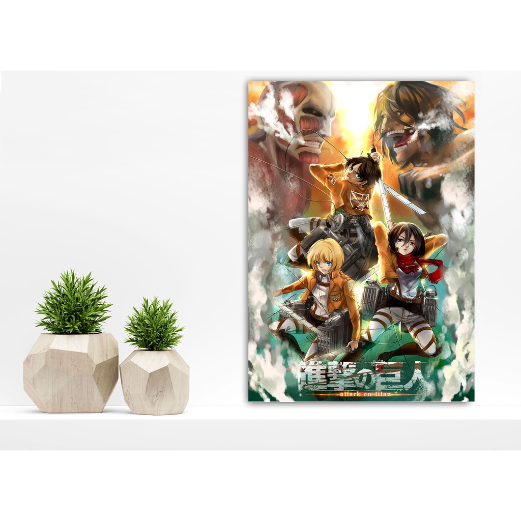 POSTER ANIME Attack on Titan ( Shingeki no Kyojin )