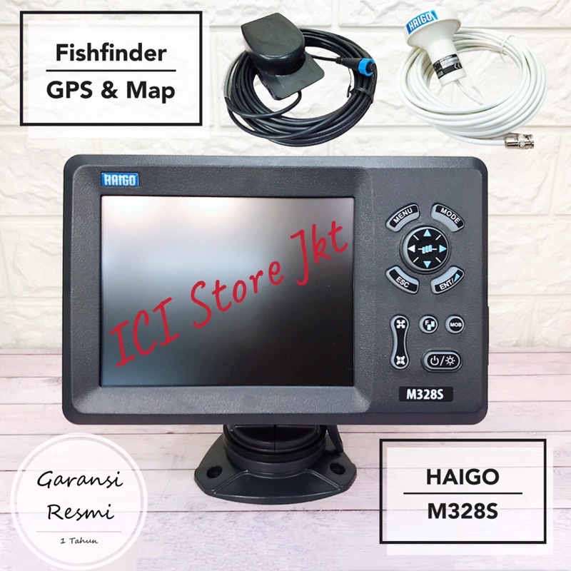 Fishfinder plus gps dan map HAIGO M3288S Garansi Resmi