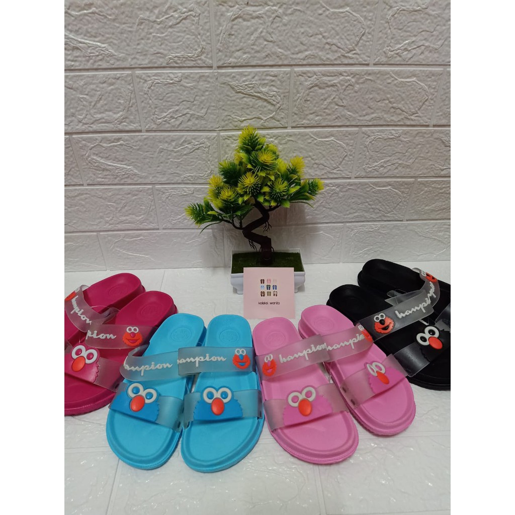 Sendal Anak Perempuan  - Sandal jelly Yutu Elmo 712C-2 Size 30-35