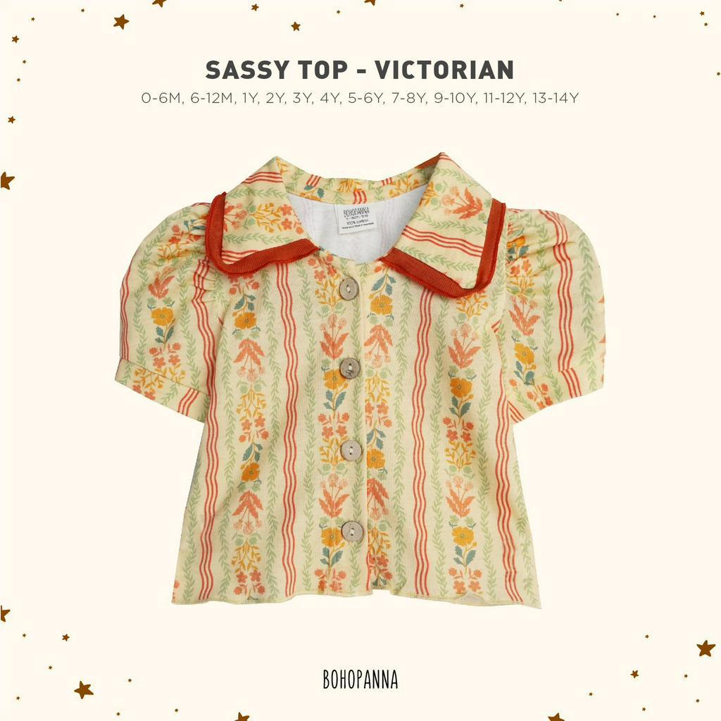 Bohopanna Sassy Top - Atasan Anak Perempuan 0-10 tahun