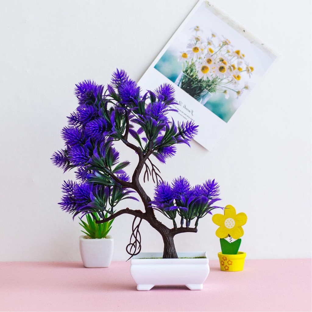 NM579 Bunga plastik / pajangan bunga Artificial / motif Rose  Vas Petak-4