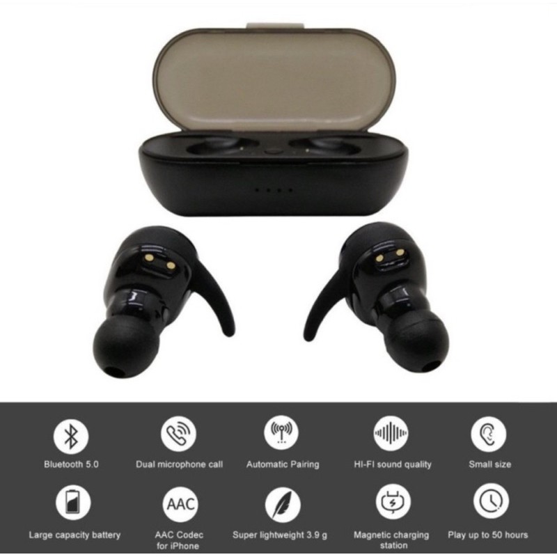 Headset Bluetooth TWS-4 Versi 5.0 - Headset bluetooth