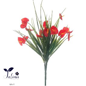 1207 Anthurium Plastik/ Artificial Bunga/ Bunga Anthurium/ Anthurium Murah