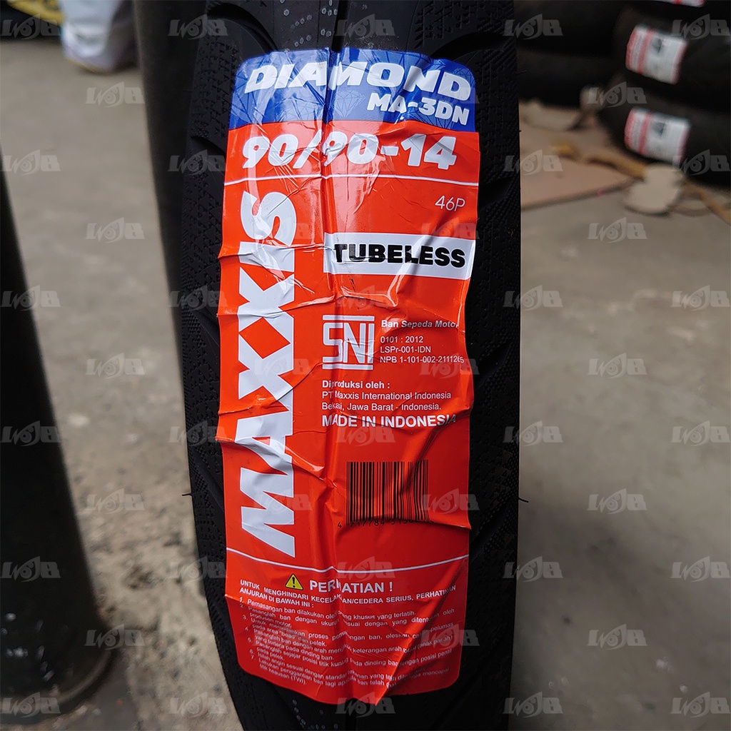 Maxxis 90/90-14 MA3DN Ban Tubeless Motor Matic Matik MA 3DN