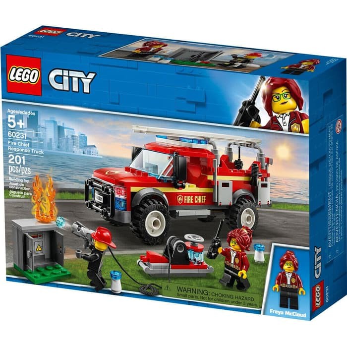 fire car lego