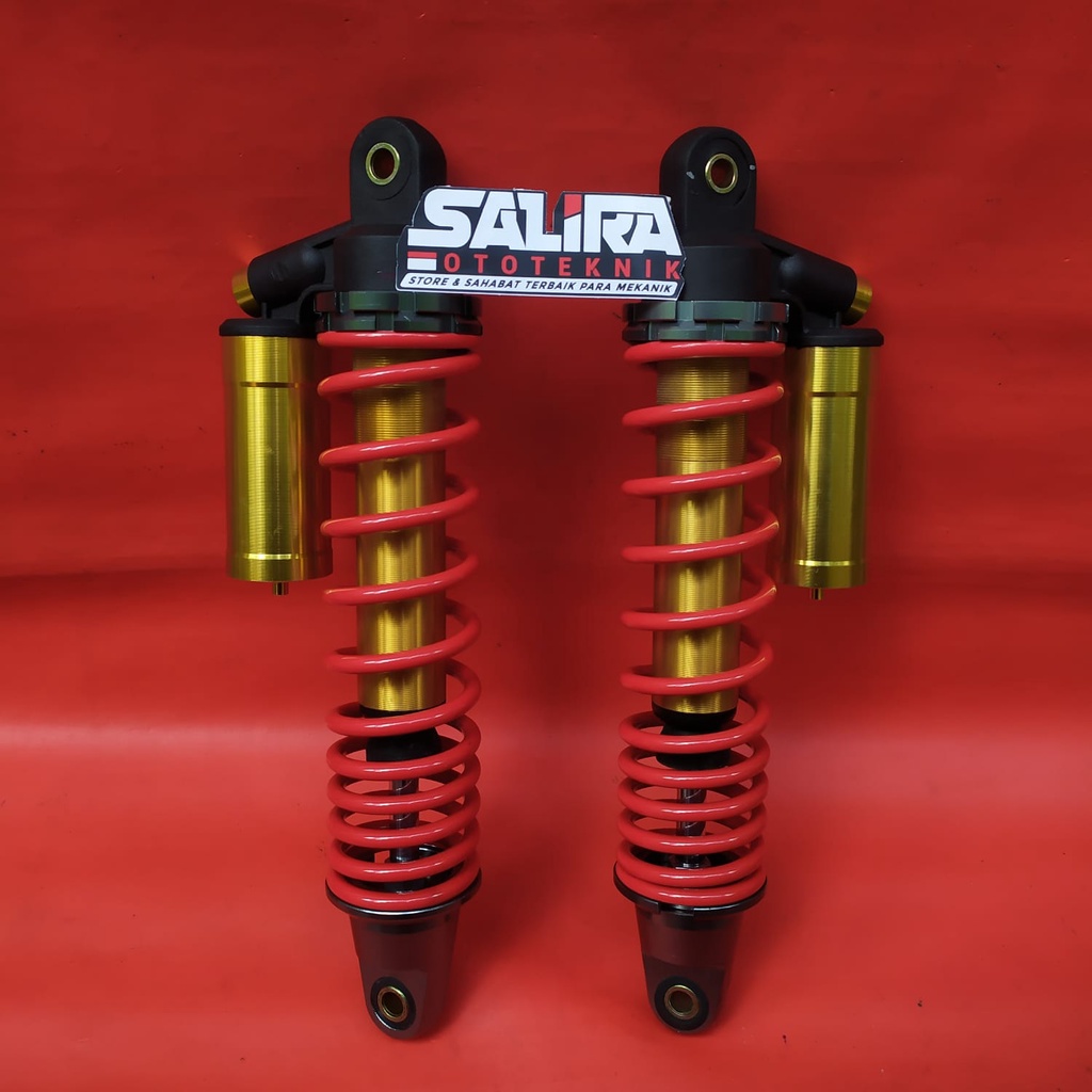 Skok Shock Sok Shockbreaker Belakang Blk Tabung Atas Daytona Racing Evo 340mm Merah