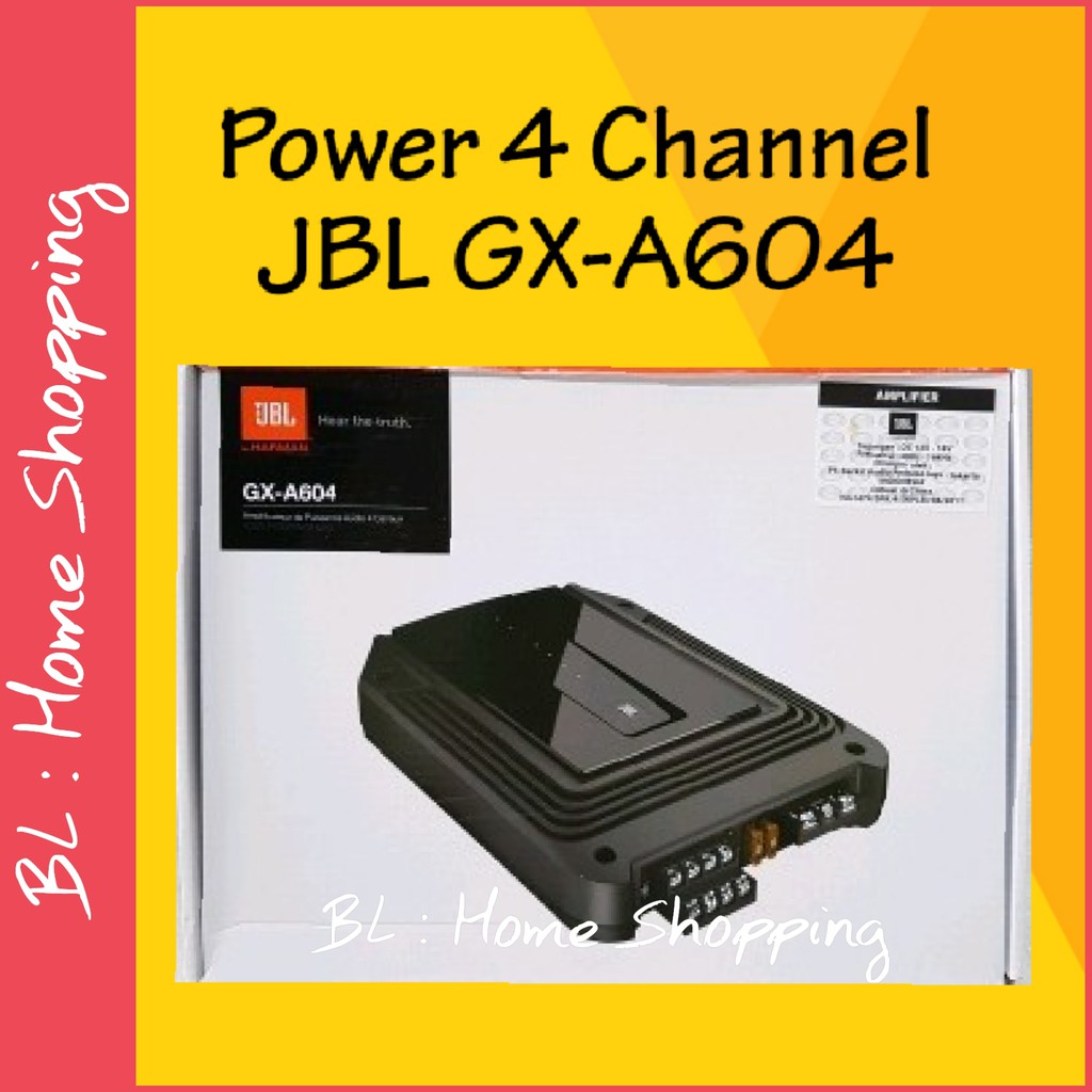 JBL GX-A604 Power Ampli 4ch / Power mobil jbl murah / JBL Resmi / Power amplifier 4 channel promo