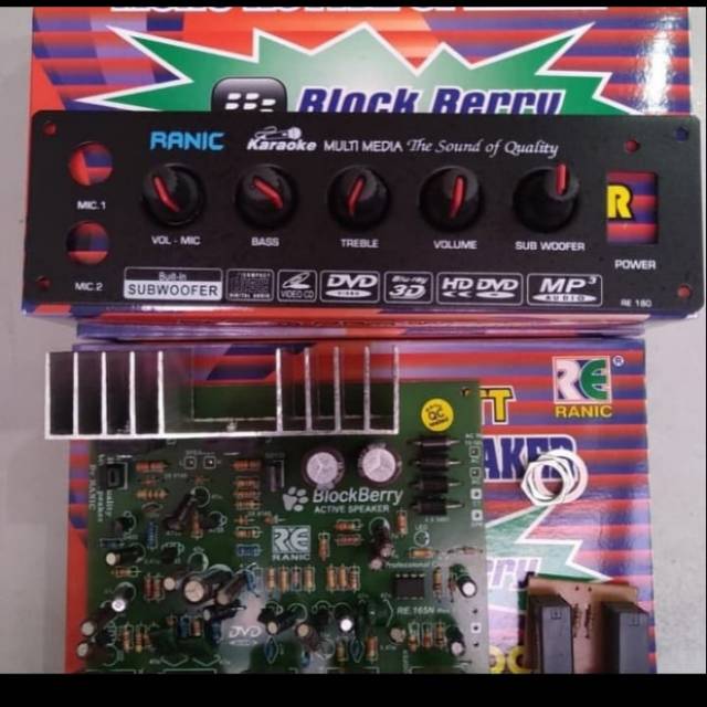 Kit aktif subwoofer mono+mic