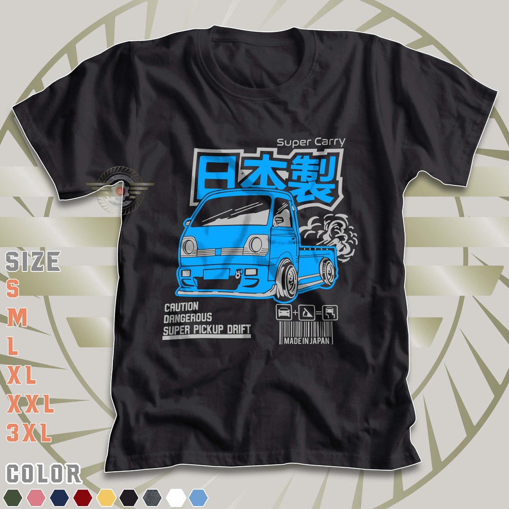 Kaos Pickup Super Carry Japan Series Baju Driver Muda Indonesia - 7175