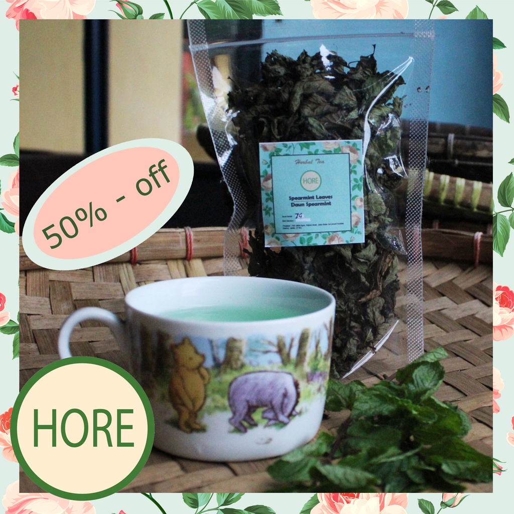 

Teh Spearmint atau daun mint Spearmint Tea kering penyedap rasa minuman penghilang jerawat