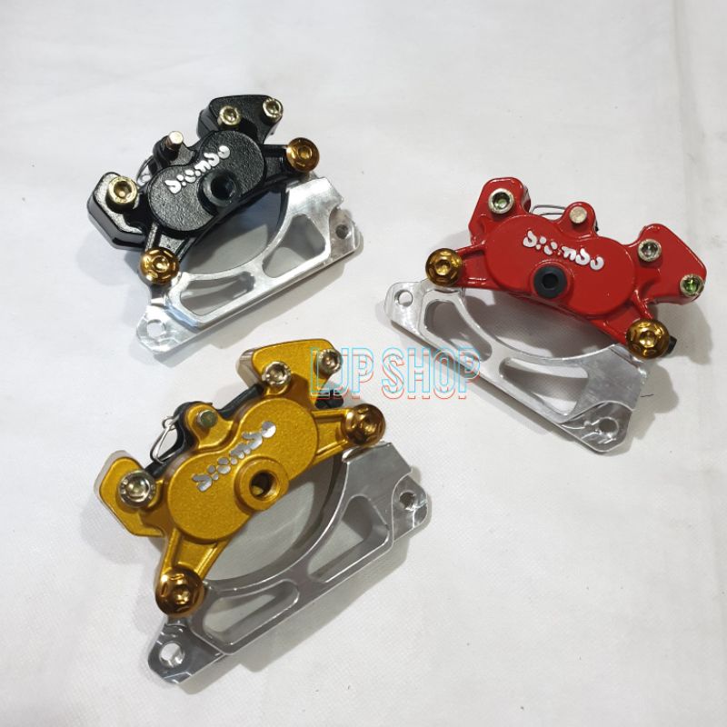 KALIPER BRCMBO 2 PISTON MINI PLUS BREKET BONDA PIRINGAN 220MM