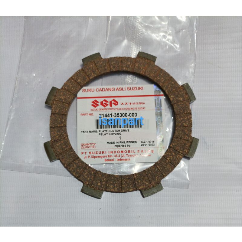 kampas kopling satuan fr 80 original suzuki