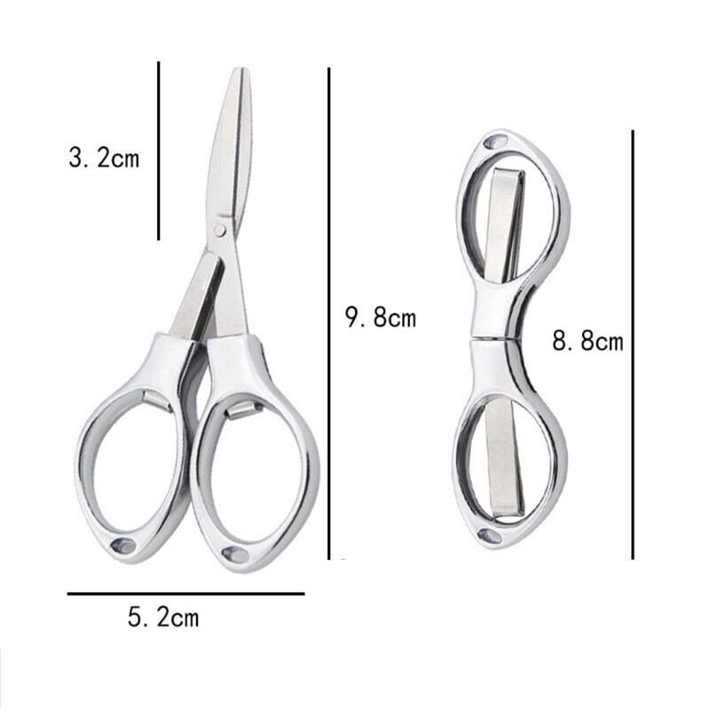Gunting Lipat Mini Stainless Mini Scissors Foldable Unique