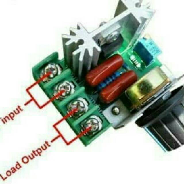 Dimmer SCR 2000W Motor Speed Controller 220V AC PWM Regulator Pengatur Kecepatan Motor