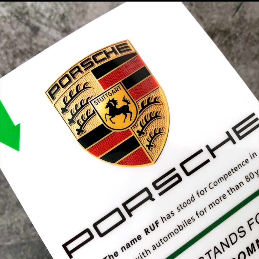 Sticker Dekorasi Kaca Depan Mobil Porsche Macan Panamera Cayenne Boxter Taycan