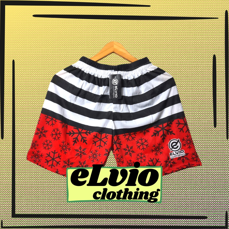 Celana boxer distro premium elvio clothing | Celana pendek | Celana distro