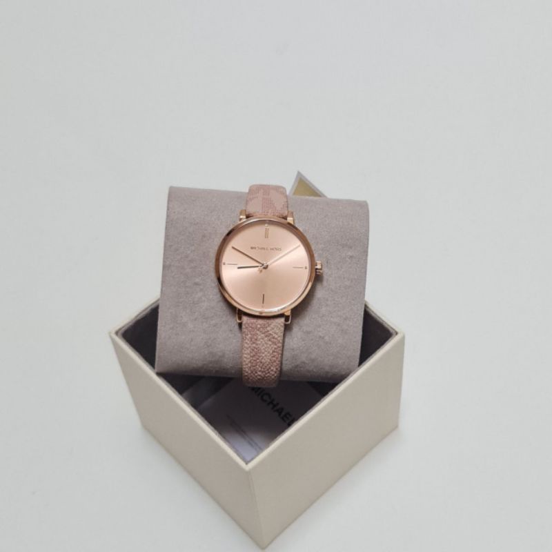 Michael Kors Jayne Three-Hand Blush Watch - MK7130