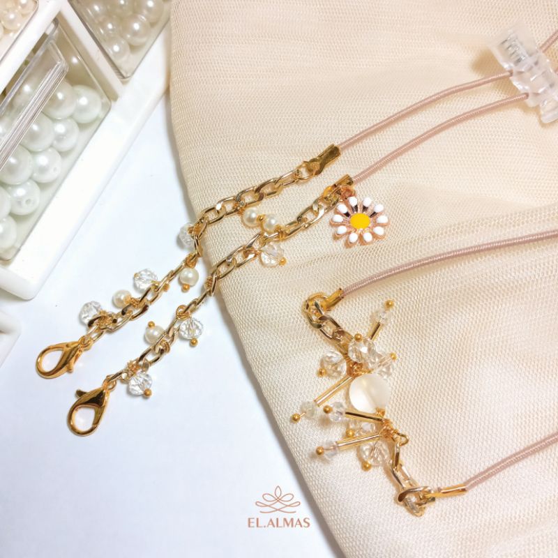 Konektor Masker 2in 1 Rantai Premium