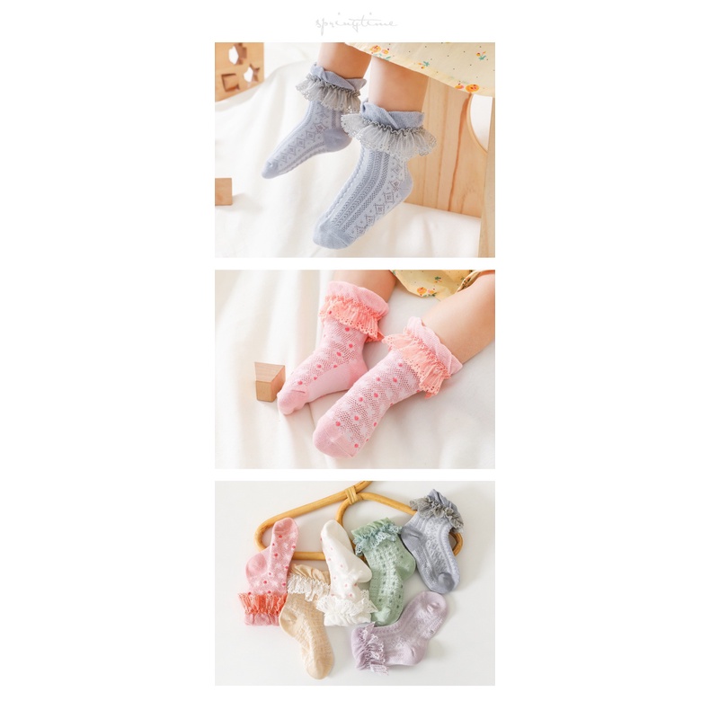 0-5 thn | KAOS KAKI BAYI ANAK IMPOR NEWBORN SOCKS PEREMPUAN catalog QN QAi