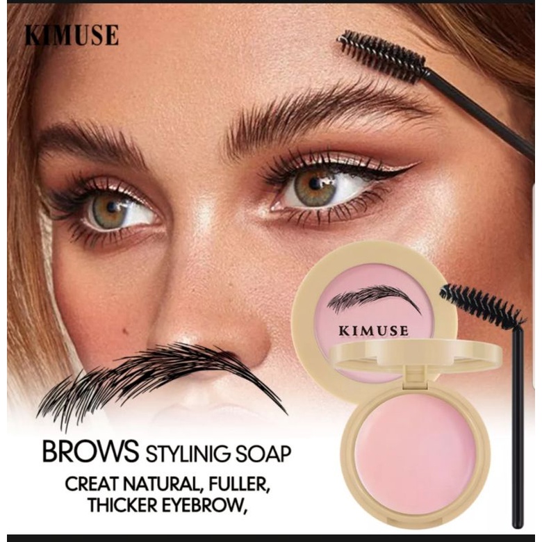 [COD] KIMUSE EYEBROW SOAP | EYEBROW SOAP LONG LASTING | KIMUSE BROW STYLING SOAP | EYEBROW POMADE | BROW STYLING SOAP