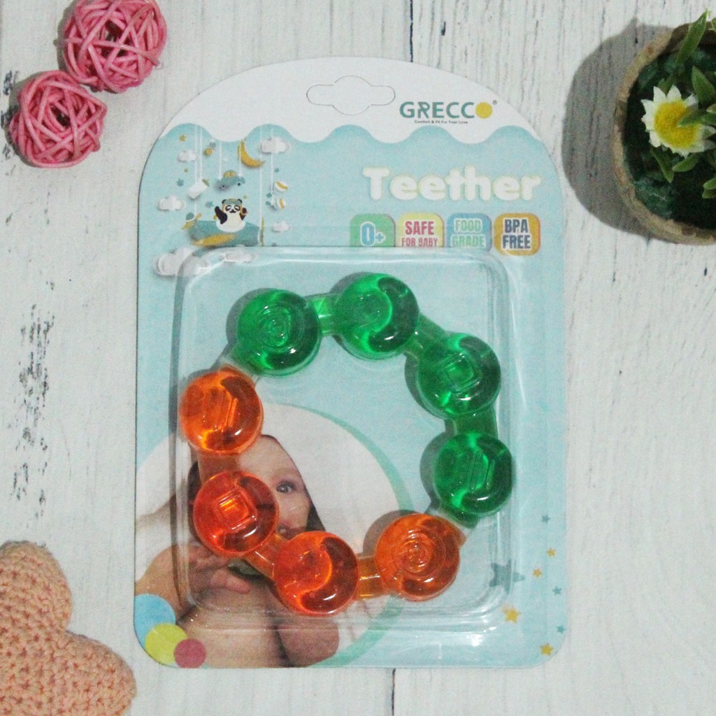 Teether Grab Pita Silicone Baby Silikon Empeng Gigitan Bayi Premium BPA FREE / Bahan Silikon Mainan Edukasi