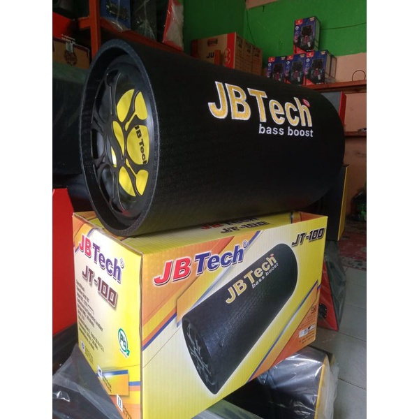 BASSTUBE AKTIF JB TECH 10" TABUNG COCOK UNTUK DI SEGALA JENIS MOBIL