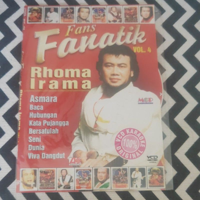 VCD KARAOKE ORIGINAL FANS FANATIK RHOMA IRAMA VOL.4