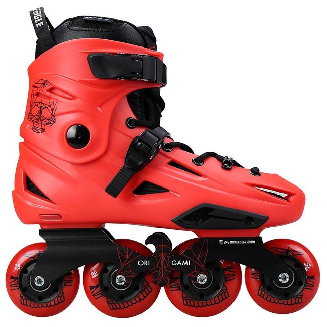 Sepatu Roda Flying Eagle Inline Skate Flying Eagle Origami Merah