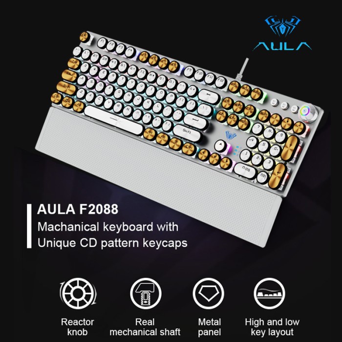 Keyboard Mechanical AULA F2088 Multimedia