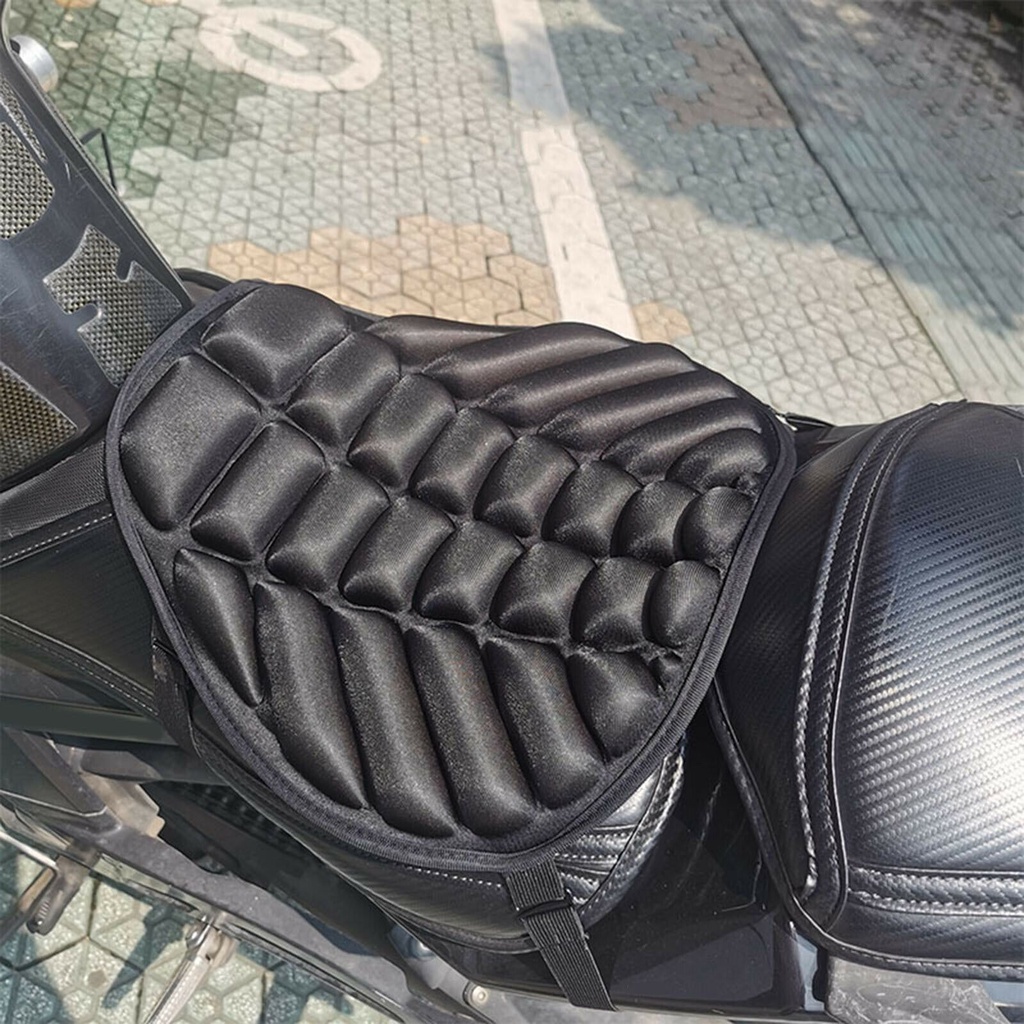 TOP Durable Gel Seat Cushion Sunscreen Gel Seat Motorcycle Seat Cushion 3D Anti Slip Comfort High Quality Motorbike Pillow Pad