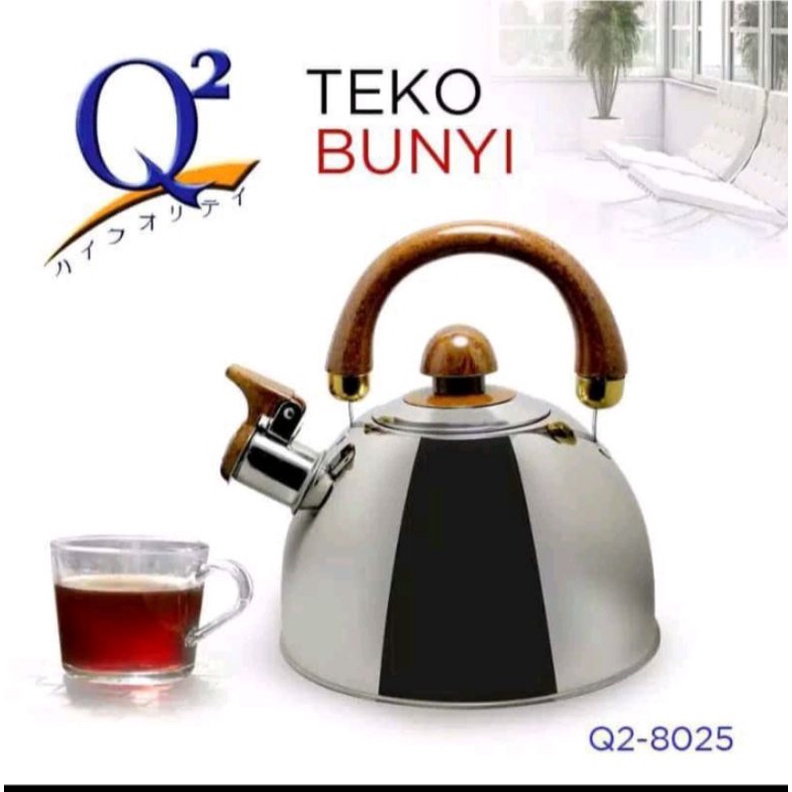 teko siul Q2 8025 teko bunyi whistling kettle