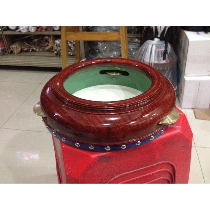 rebana hadroh jepara uk.30 cm kencer kuningan